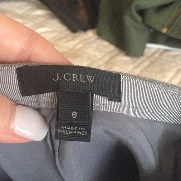 J Crew Gray Wo Pencil Skirt - Picture 2 of 4